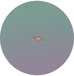Daylight Saturn with Orange filter