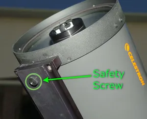 dovetail safety screw